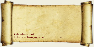 Una Smiljanić vizit kartica